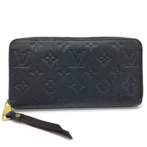 Louis Vuitton Zippy Wallet Zip Long Empreinte Navy Blue - Picture 1 of 7